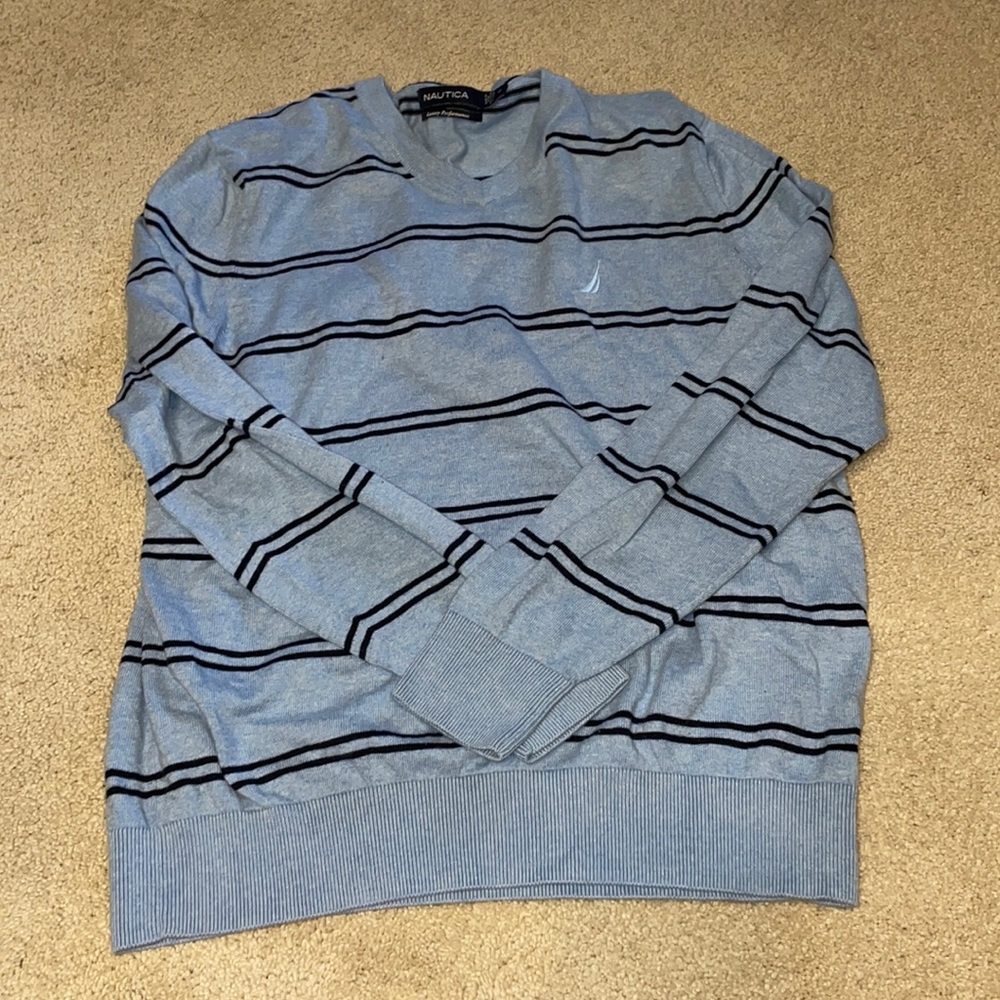 Nautica Luxury Performance V-neck Sweater